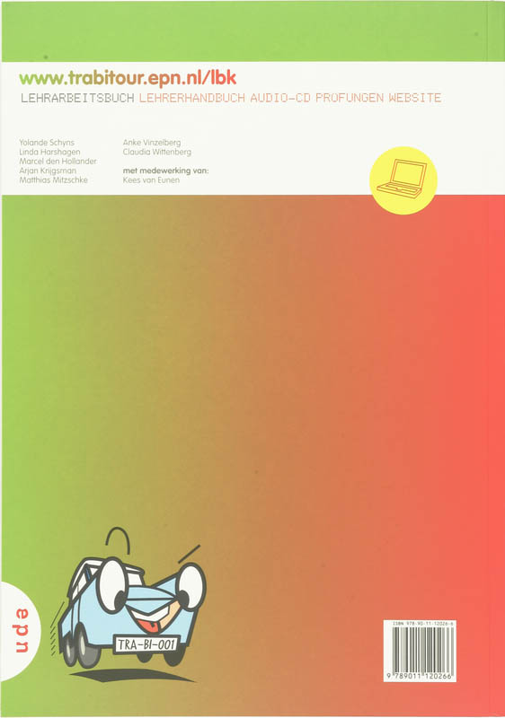 Achterkant van Lehrarbeitsbuch