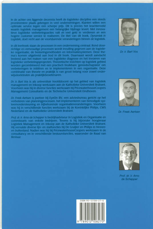 Achterkant van Dynamiek in logistiek