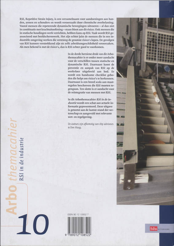 Achterkant van ATC 10 RSI in de industrie