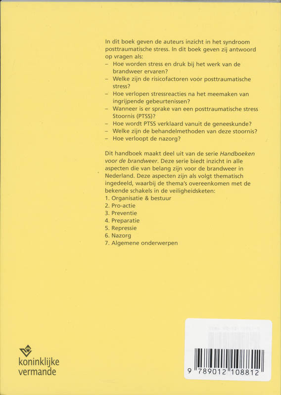 Achterkant van Posttraumatische stress
