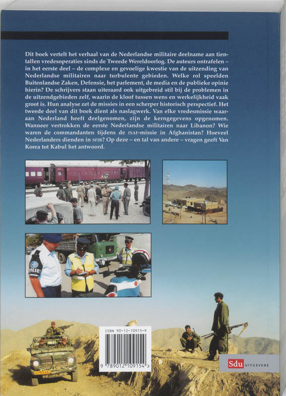 Achterkant van Van Korea tot Kabul