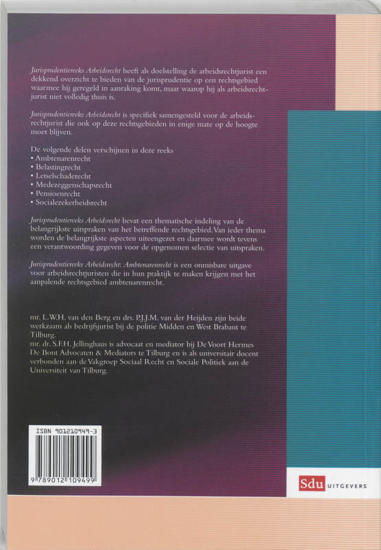 Achterkant van Ambtenarenrecht