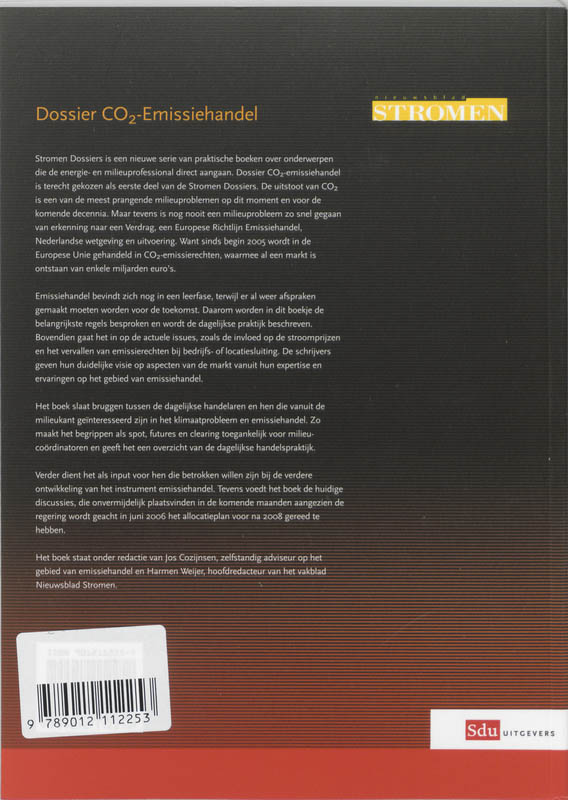 Achterkant van Dossier CO2 Emissiehandel