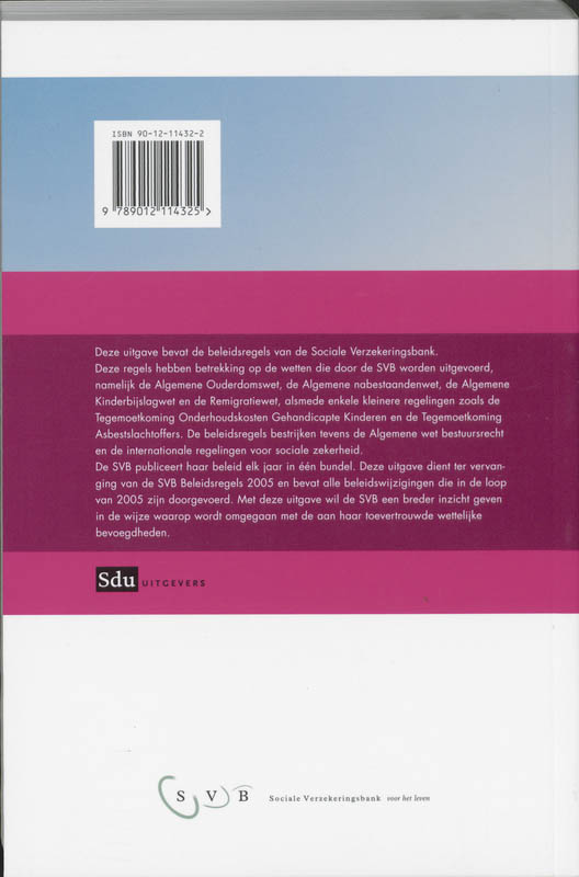 Achterkant van 2006