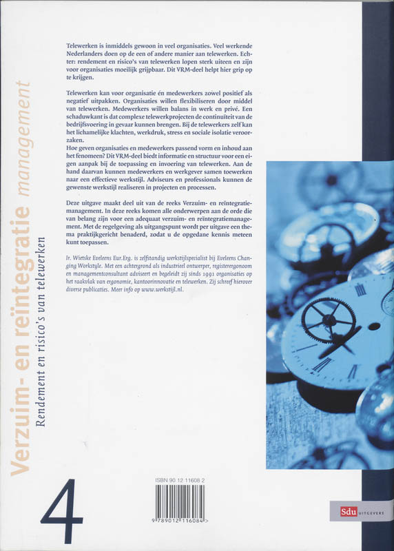 Achterkant van Rendement en risico's van telewerken