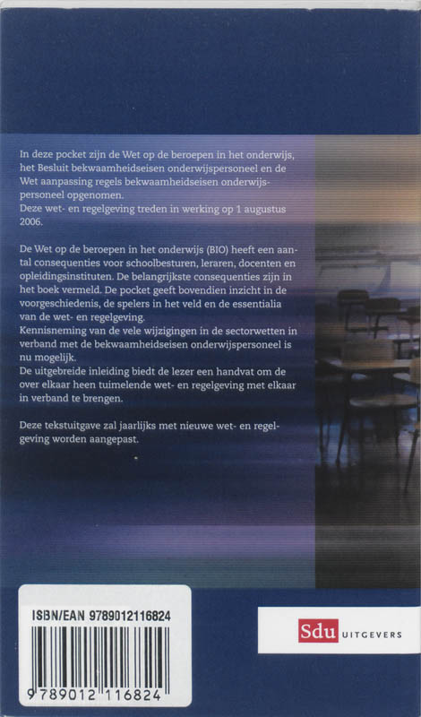 Achterkant van Wet BIO