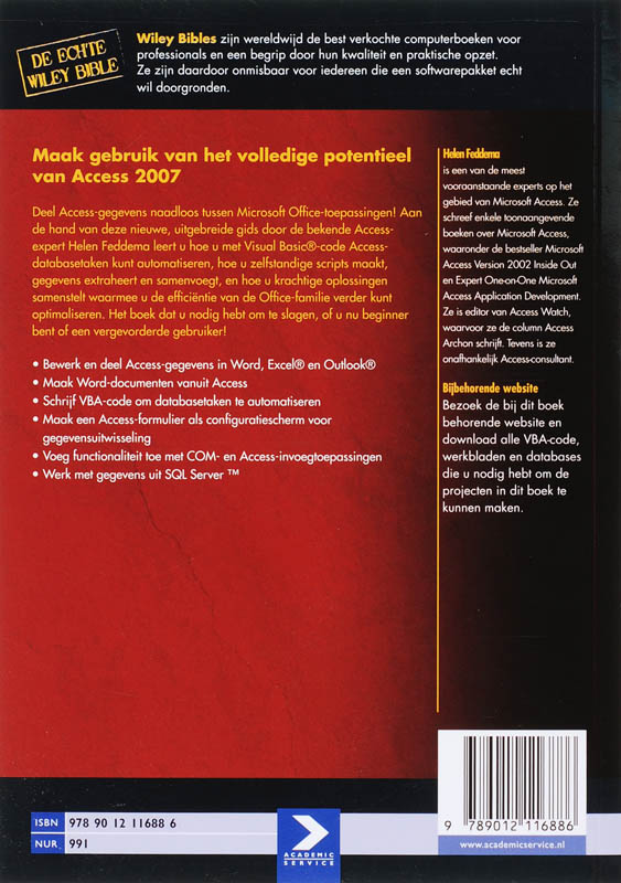 Achterkant van Access 2007 en VBA