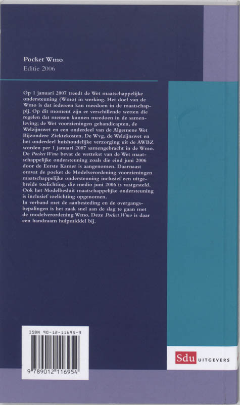 Achterkant van 2006