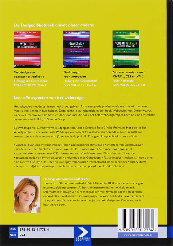 Achterkant van Webdesign met Dreamweaver