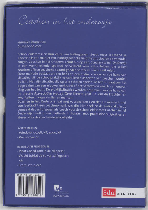 Achterkant van Coachen in het onderwijs