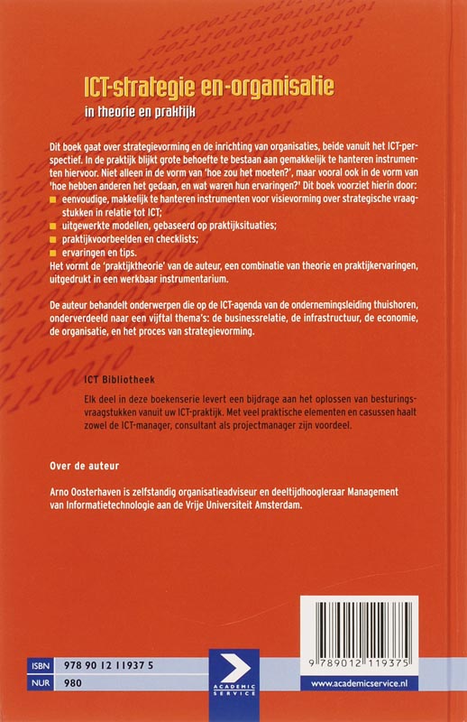 Achterkant van ICT-Strategie en - organisatie