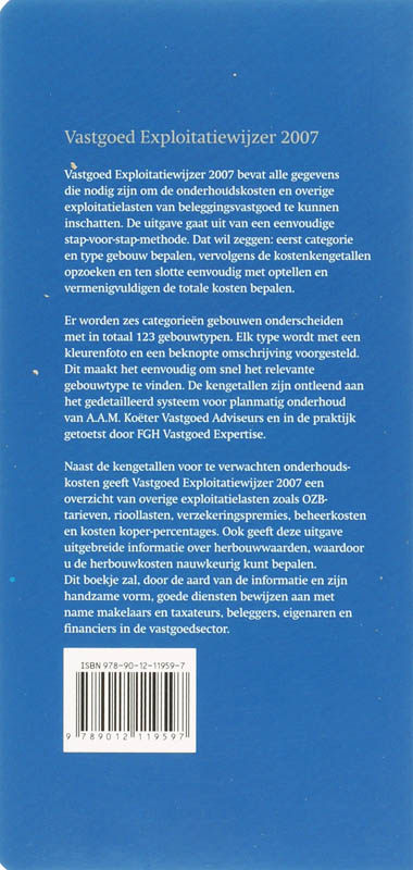 Achterkant van 2007