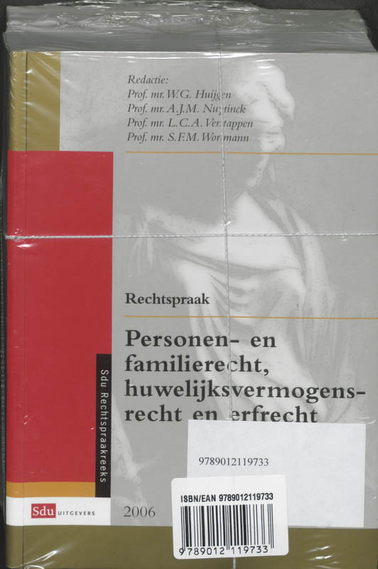 Achterkant van Combipakket Wetgeving en Rechtspraak Personen- en Familierecht