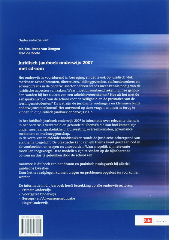 Achterkant van 2007