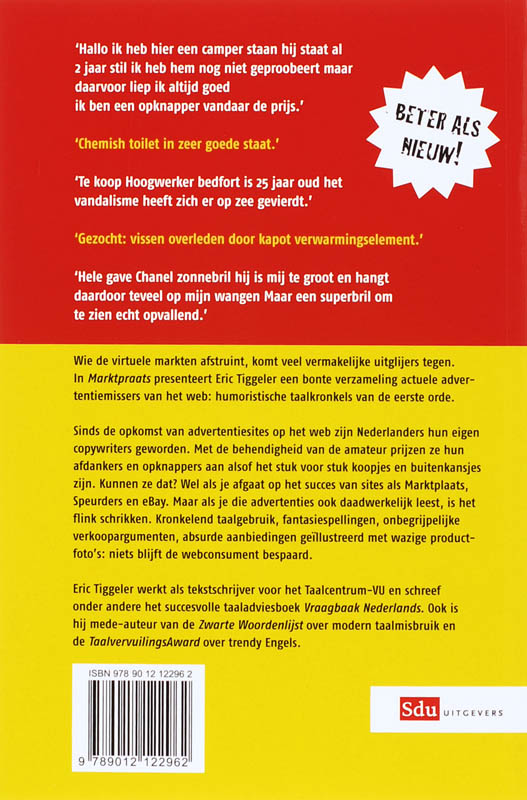 Achterkant van Marktpraats