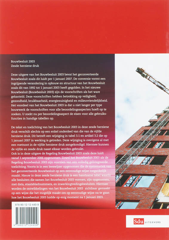 Achterkant van 2003