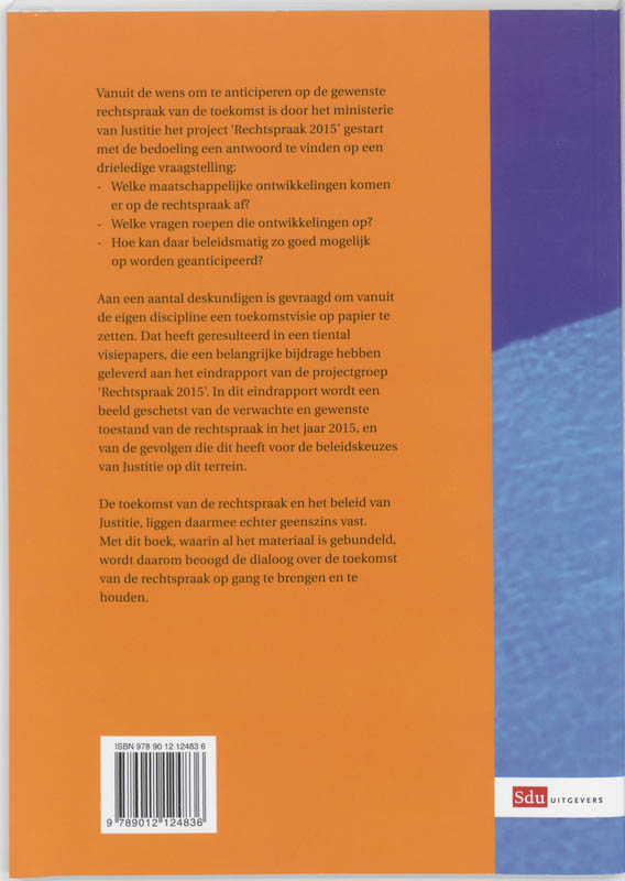 Achterkant van Rechtspraak 2015