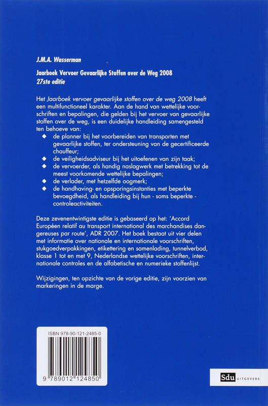 Achterkant van 2008
