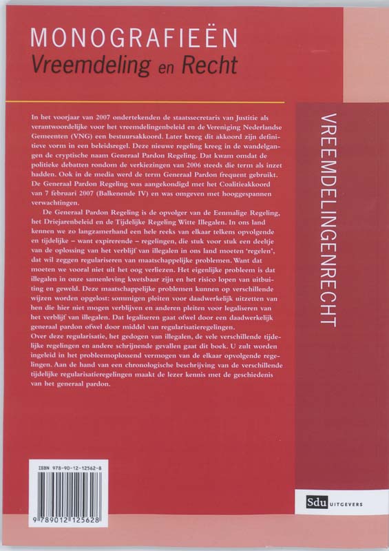 Achterkant van Vreemdelingenrecht