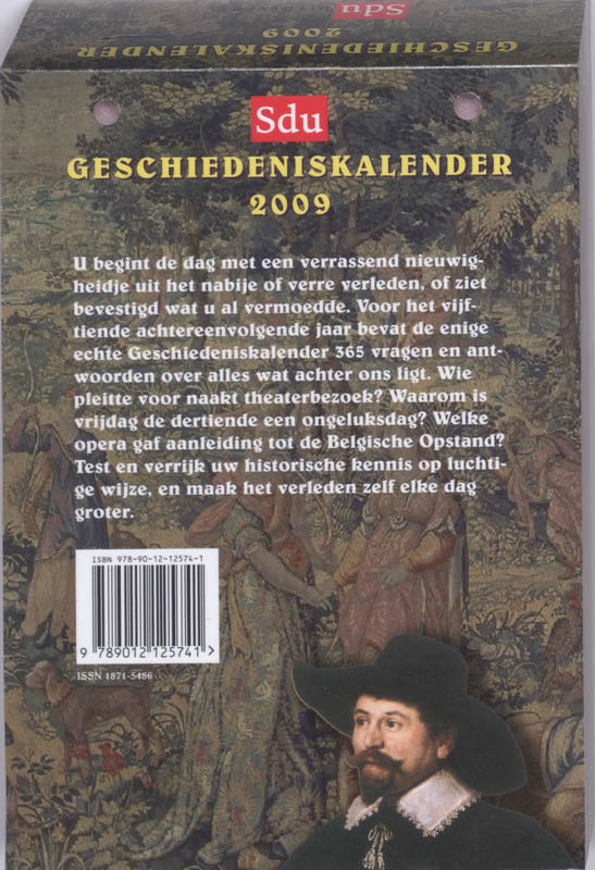 Achterkant van 2009