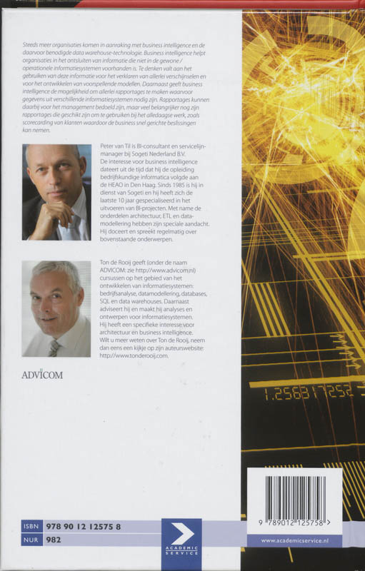 Achterkant van Business Intelligence