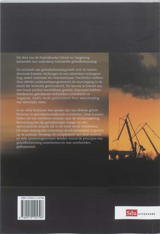 Achterkant van Industriële geluidsbeheersing in de praktijk