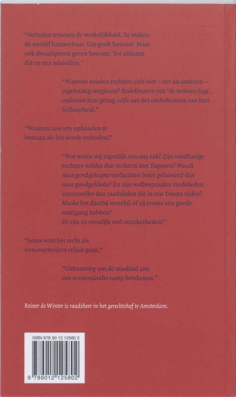 Achterkant van Zonder standpunt ben je nergens
