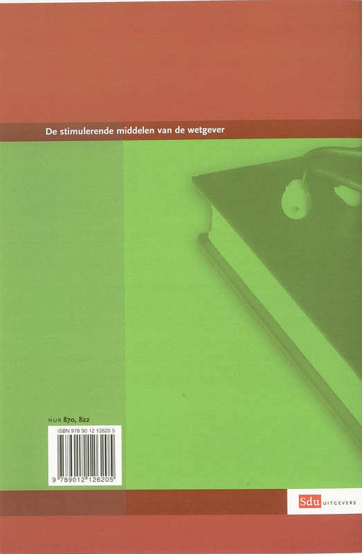 Achterkant van De stimulerende middelen van de wetgever