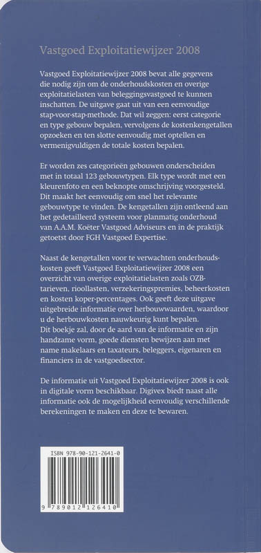 Achterkant van 2008