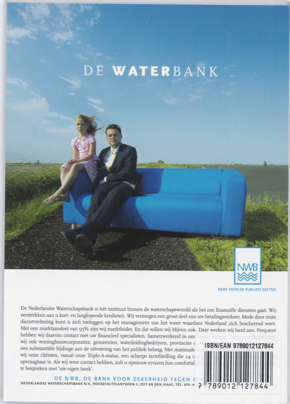 Achterkant van Waterschapsalmanak 2008-2009