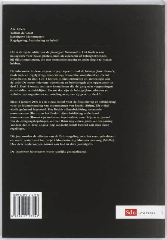Achterkant van 2008