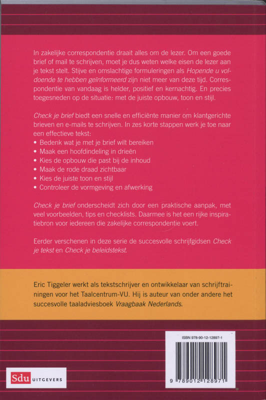 Achterkant van Check je brief