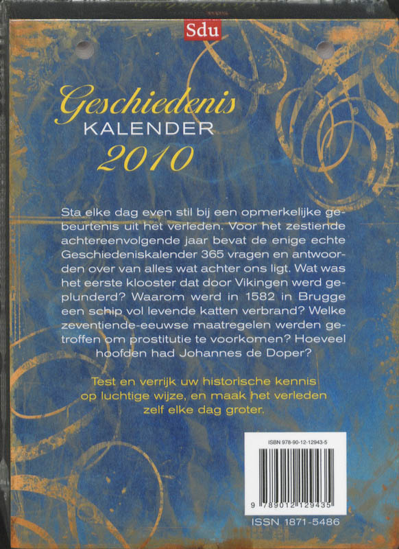 Achterkant van 2010