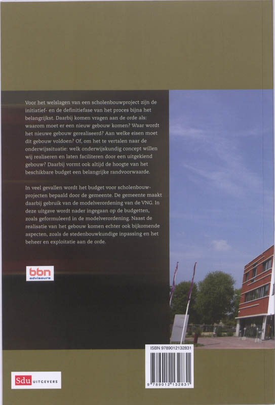 Achterkant van Bouwen van onderwijsinstellingen