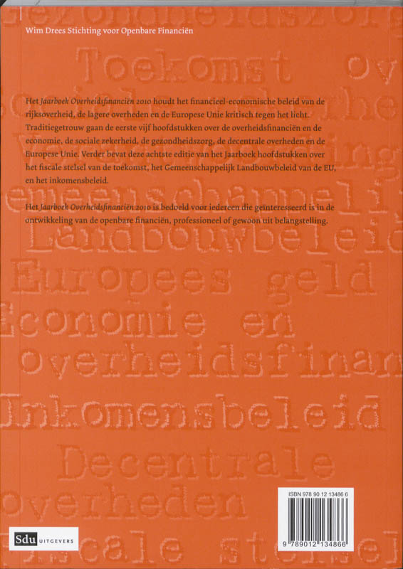 Achterkant van 2010