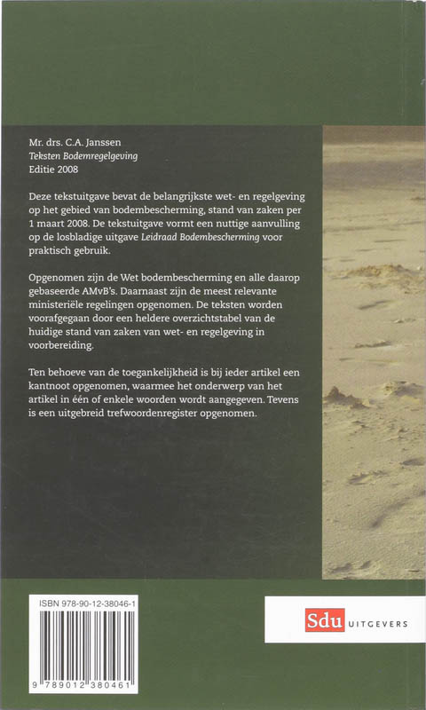 Achterkant van 2008