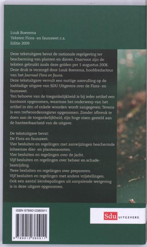 Achterkant van 2009