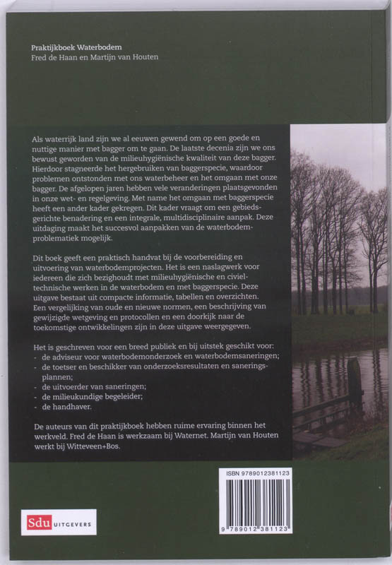 Achterkant van Praktijkboek Waterbodem