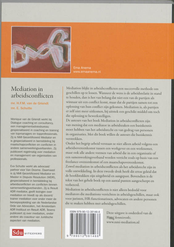 Achterkant van Mediation in arbeidsconflicten