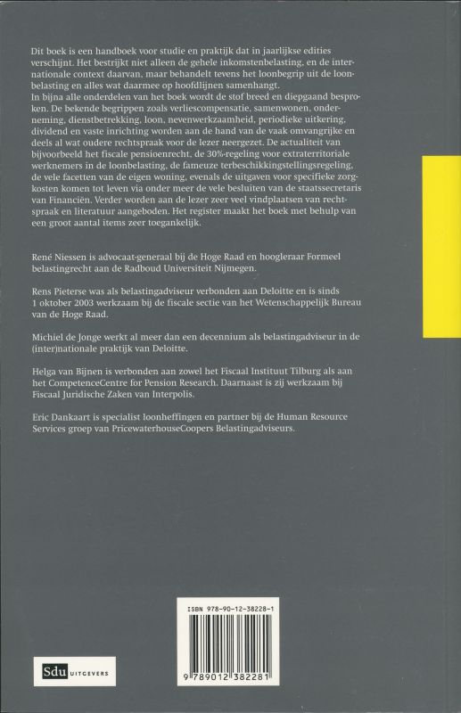 Achterkant van Editie 2009