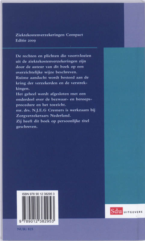 Achterkant van Ziektekostenverzekeringen Compact