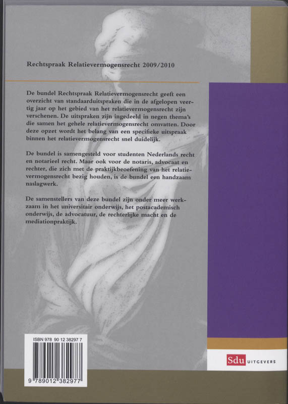 Achterkant van Rechtspraak Relatievermogensrecht