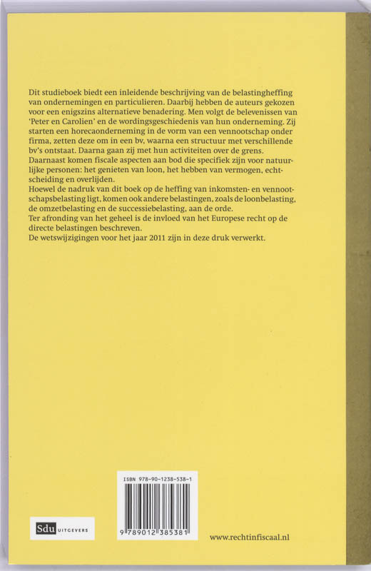 Achterkant van 2011
