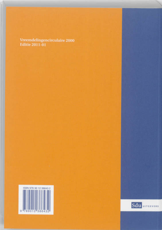 Achterkant van Vreemdelingencirculaire 2000