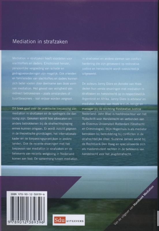 Achterkant van Mediation in strafzaken