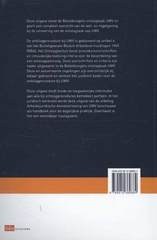 Achterkant van Ontslagprocedure UWV