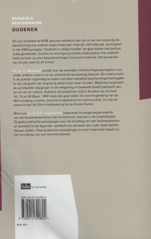 Achterkant van Preadvies