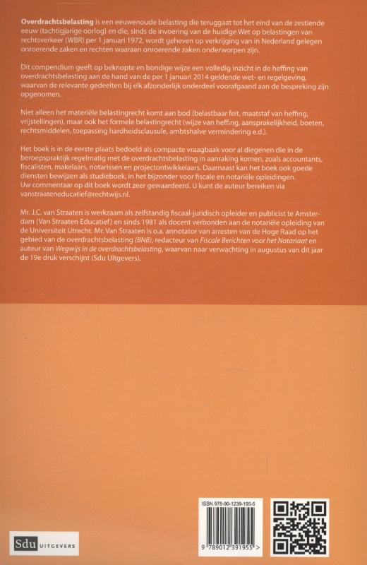 Achterkant van Compendium overdrachtsbelasting