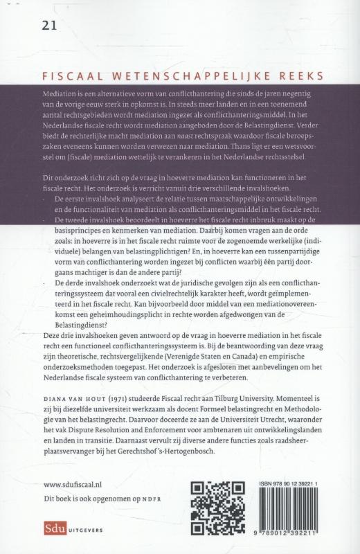 Achterkant van Mens, maatschappij en mediation in het belastingrecht