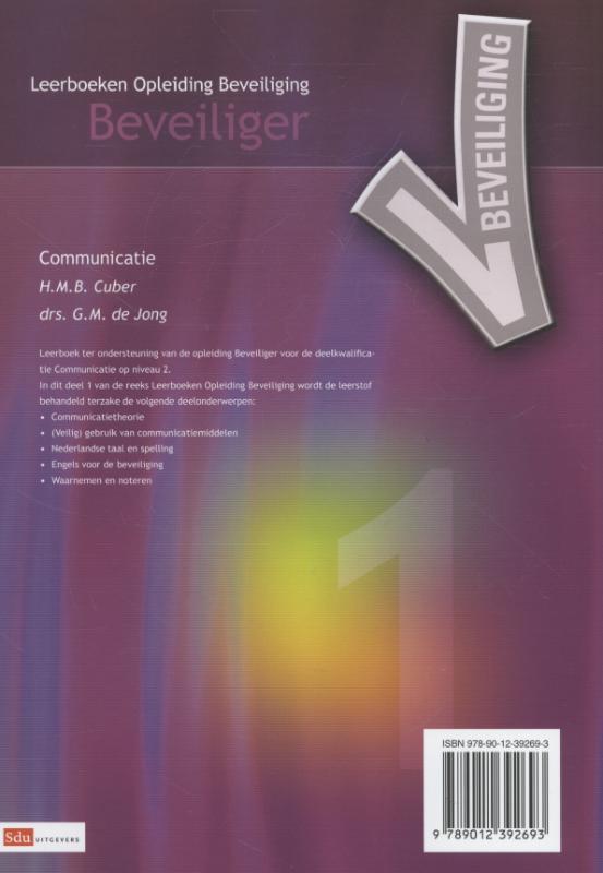 Achterkant van 1 Communicatie